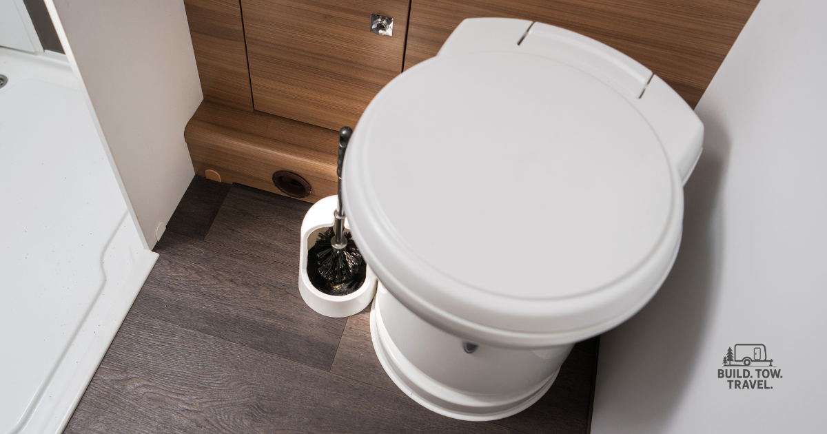 How to Create a Mini Bathroom in Your Cargo Trailer