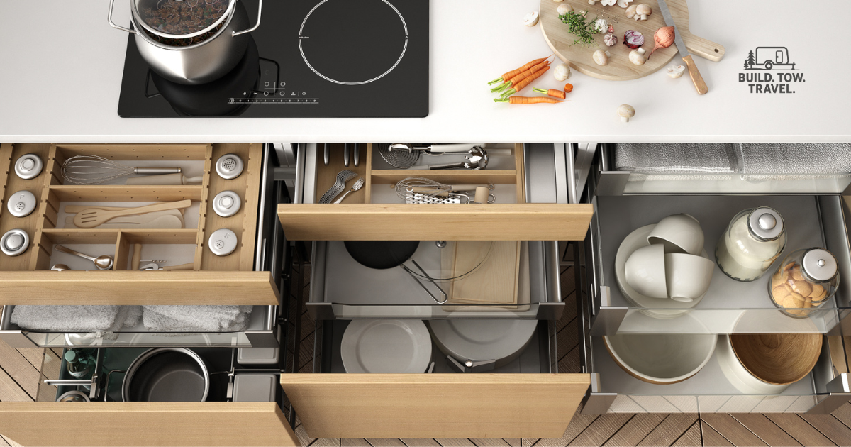 Space-Saving Kitchen Hacks for Cargo Trailers